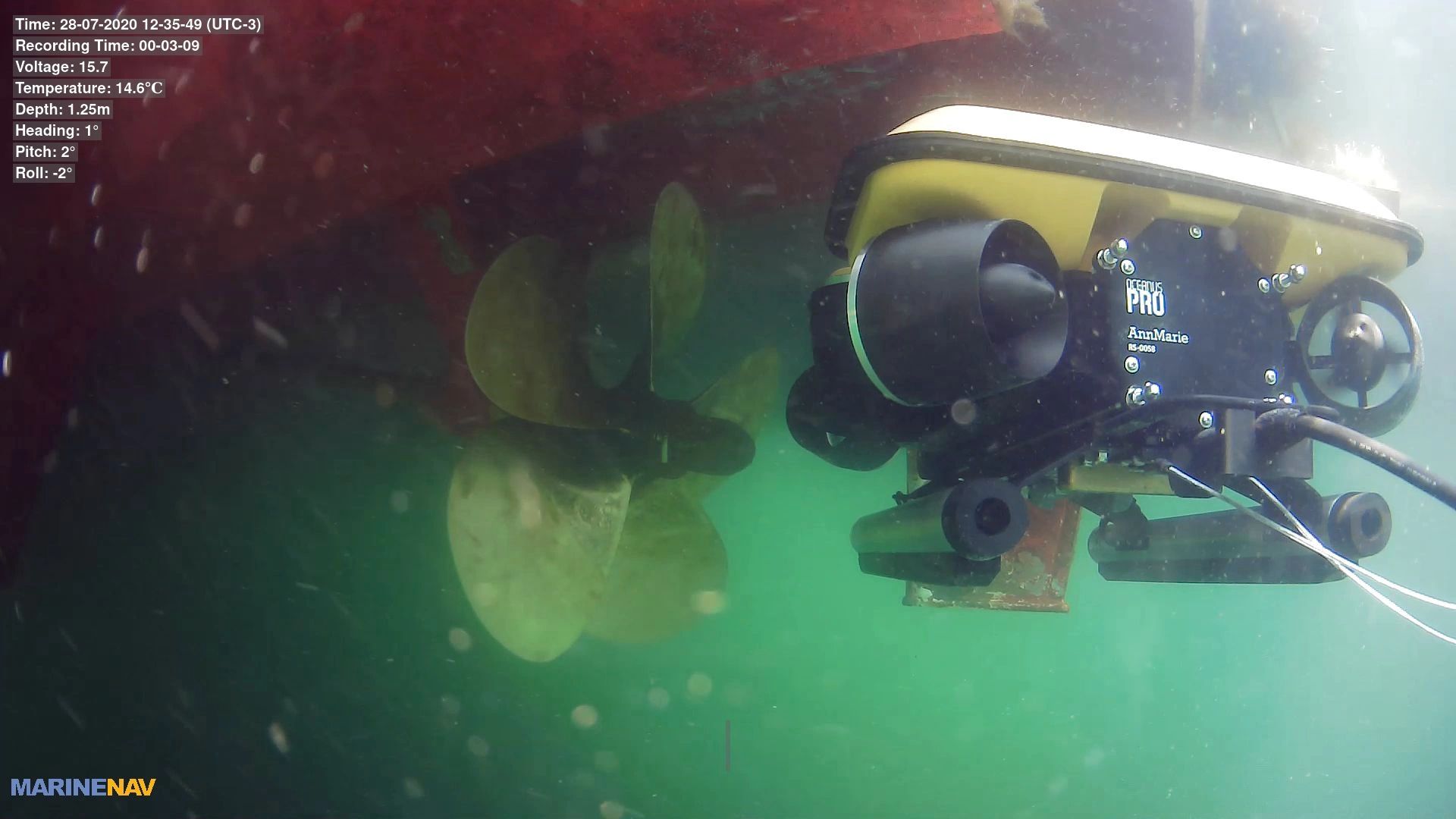 Oceanus Pro AnnMarie underwater inspection ROV